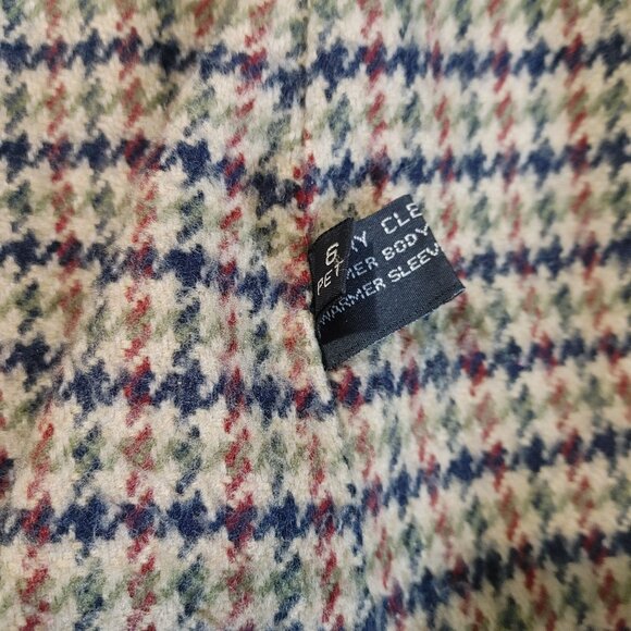 London Towne Beige Trench Coat Jacket Size 6 Vintage Plaid Liner Belt Scarf - Picture 11 of 11